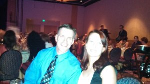 Casey & Tara at the Awards Dinner